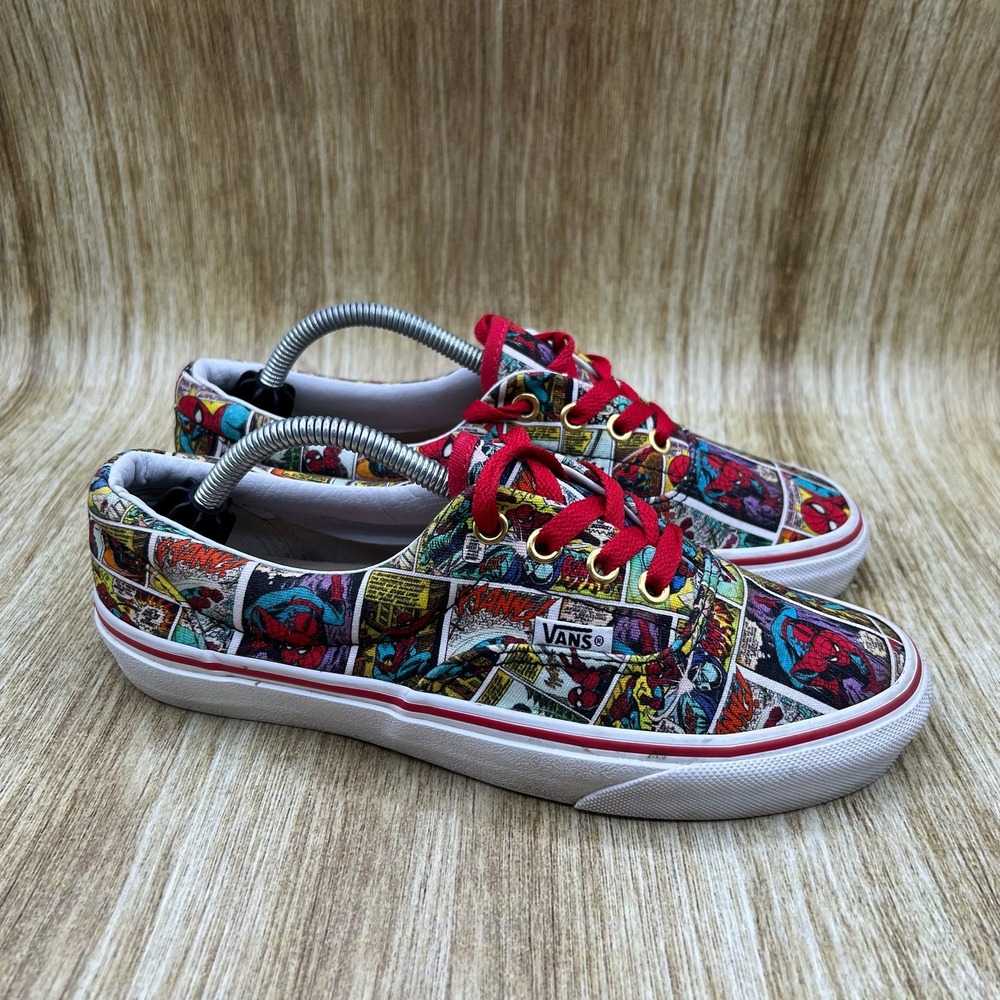 Vans x Marvel Era Spider-Man Comic Print Women's 7.5 Men's 6 MultiColor Sneakers